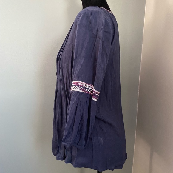 Skies Are Blue Elettra Embroidered Top Small - Picture 7 of 16